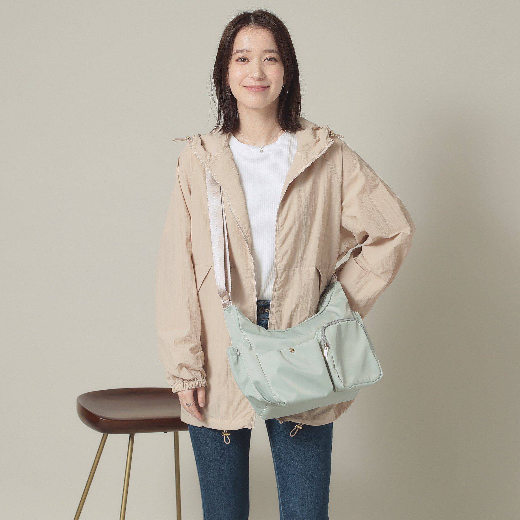 ITS&rsquo;DEMO「【旅行に】ツイル8ポケットショルダー」|ショルダー・メッセンジャー|