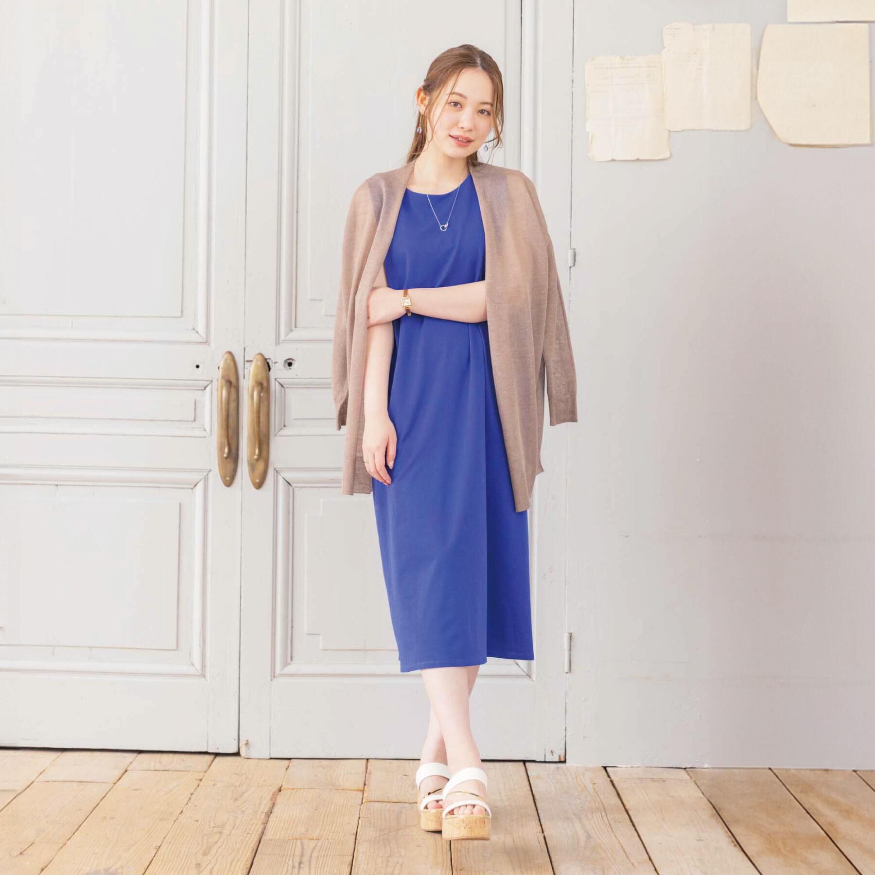 ITS&rsquo;DEMO「【定番人気／手洗い可】ラメ着流しカーデ」|カーディガン|