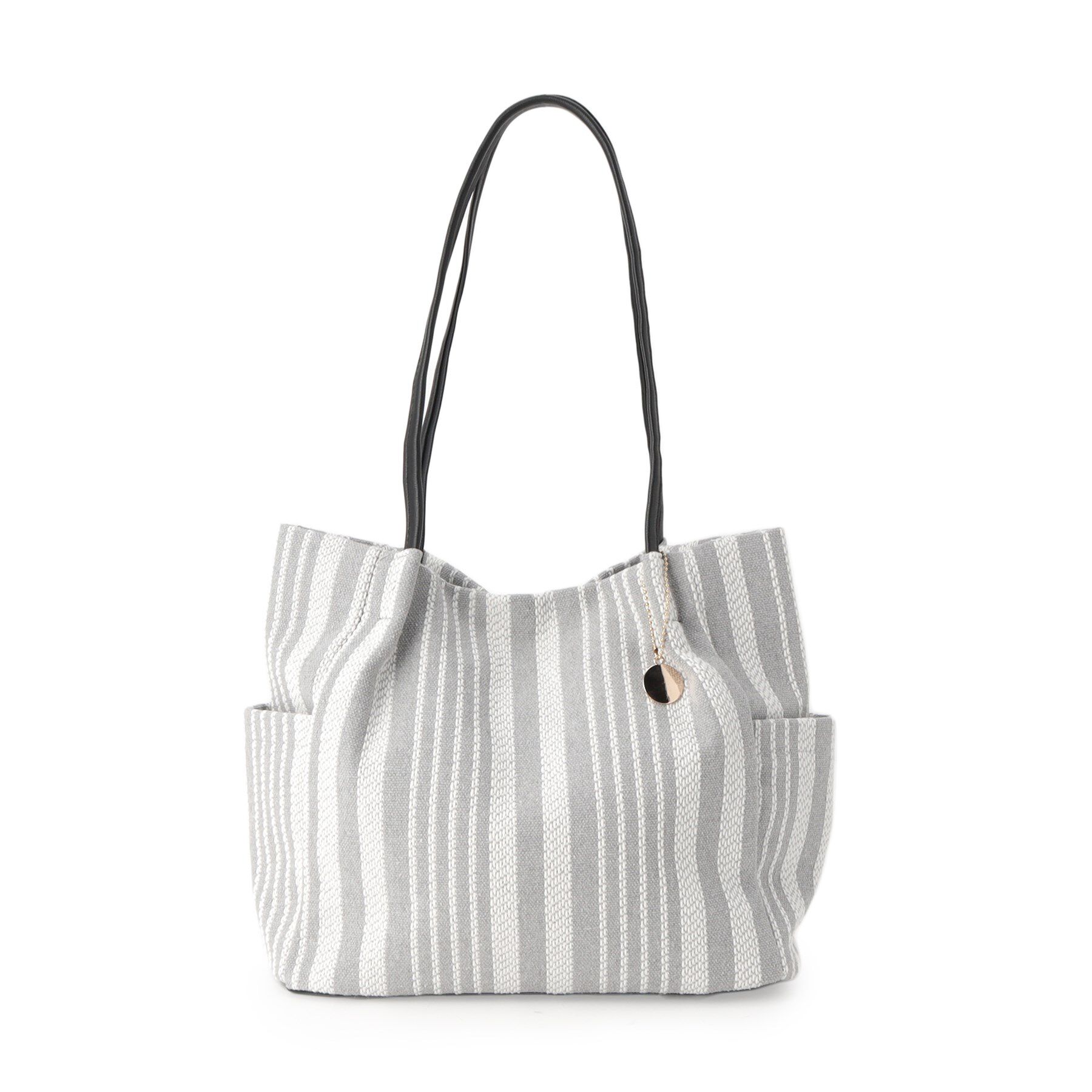 ITS&rsquo;DEMO「【A4対応】ストライプタックトート」|トートバッグ|