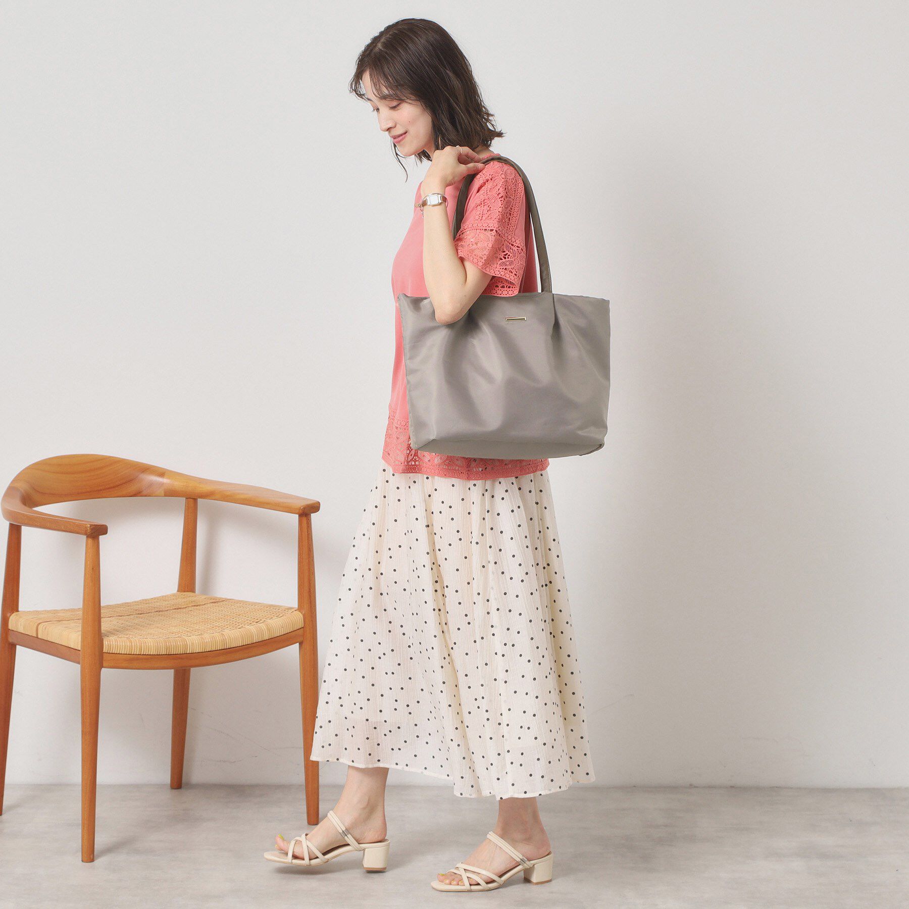 ITS&rsquo;DEMO「【8ポケット】撥水タックA4トート」|トートバッグ|