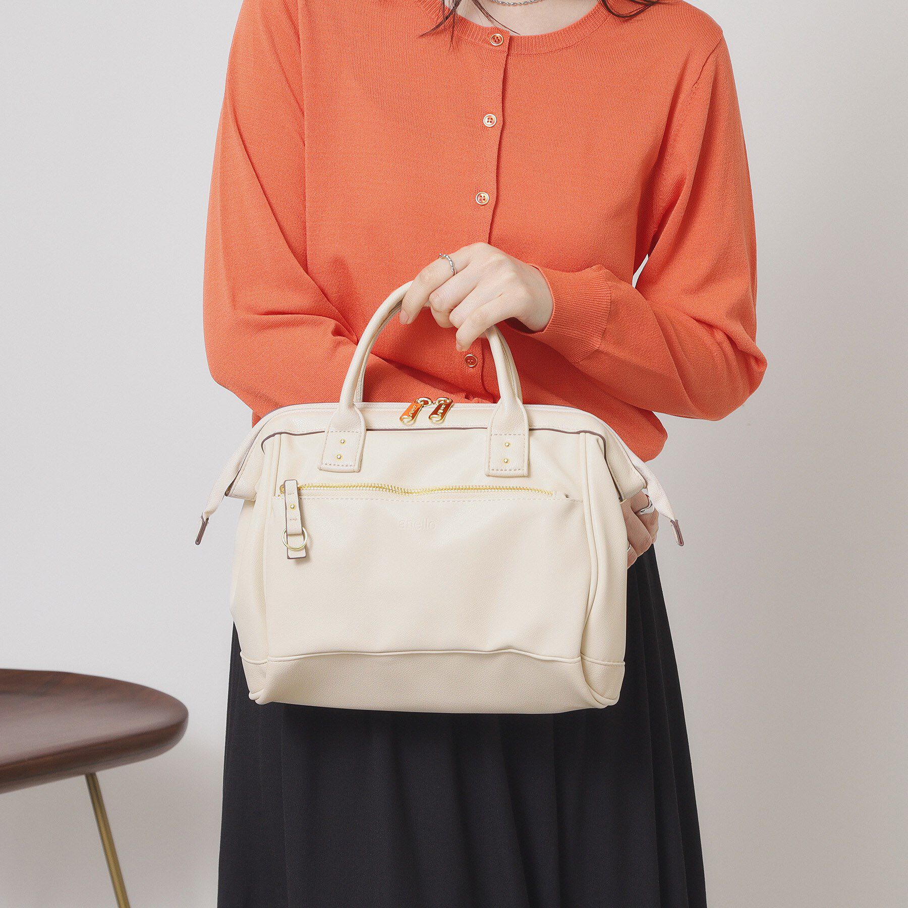 ITS&rsquo;DEMO「＜anello＞合皮口金2WAYショルダー」|ショルダー・メッセンジャー|