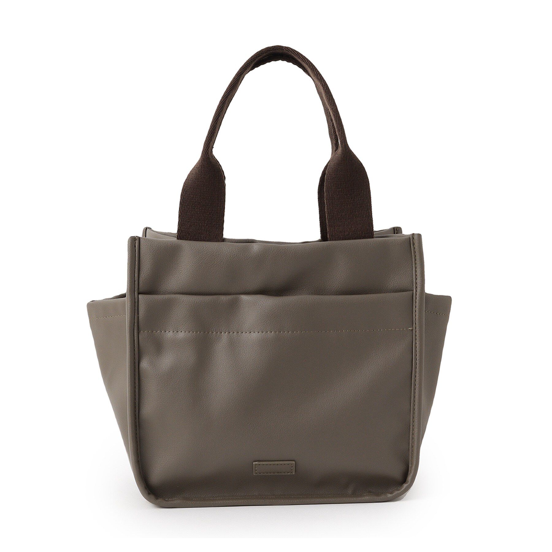 ITS&rsquo;DEMO「合皮サイドポケットミニトート」|ハンドバッグ|