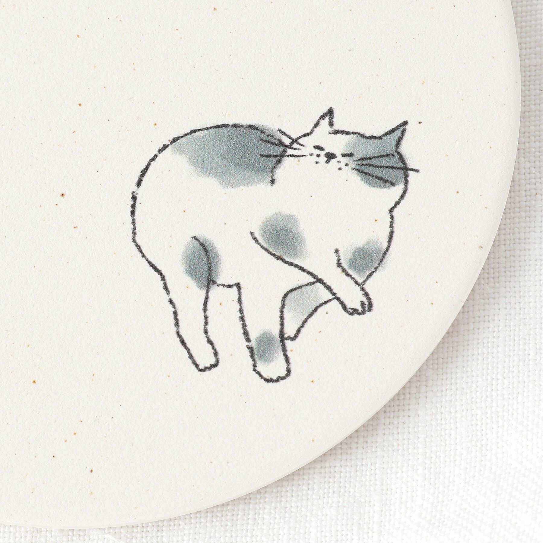 212 KITCHEN STORE「陶器珪藻土コースター neko ごろごろ」|食器・キッチングッズ|