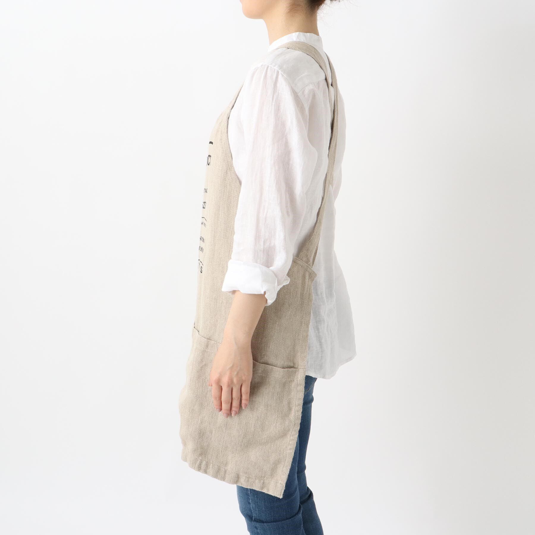 212 KITCHEN STORE「kukugoto AP リネンエプロン グッドウィルリネン NT」|食器・キッチングッズ|