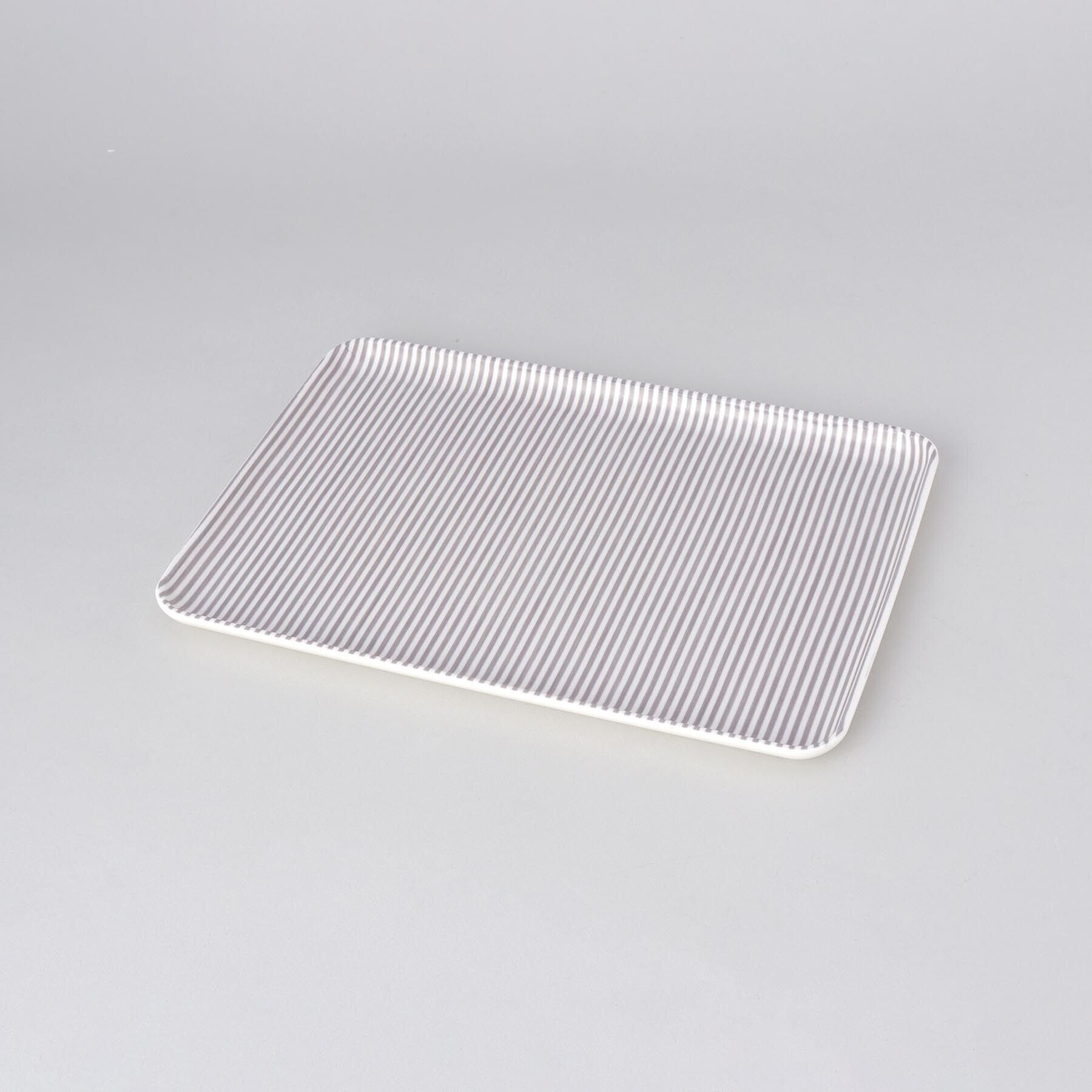 212 KITCHEN STORE「ストライプトレー24cm GY」|食器・キッチングッズ|その他