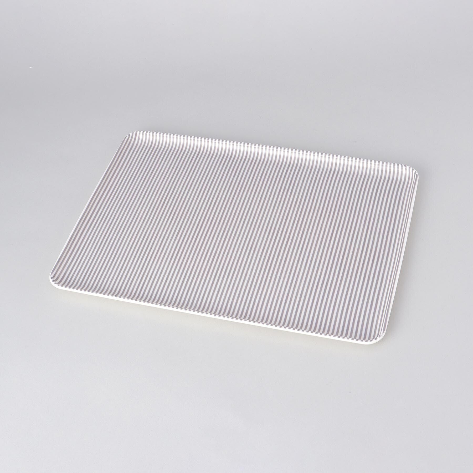 212 KITCHEN STORE「ストライプトレー30cm GY」|食器・キッチングッズ|