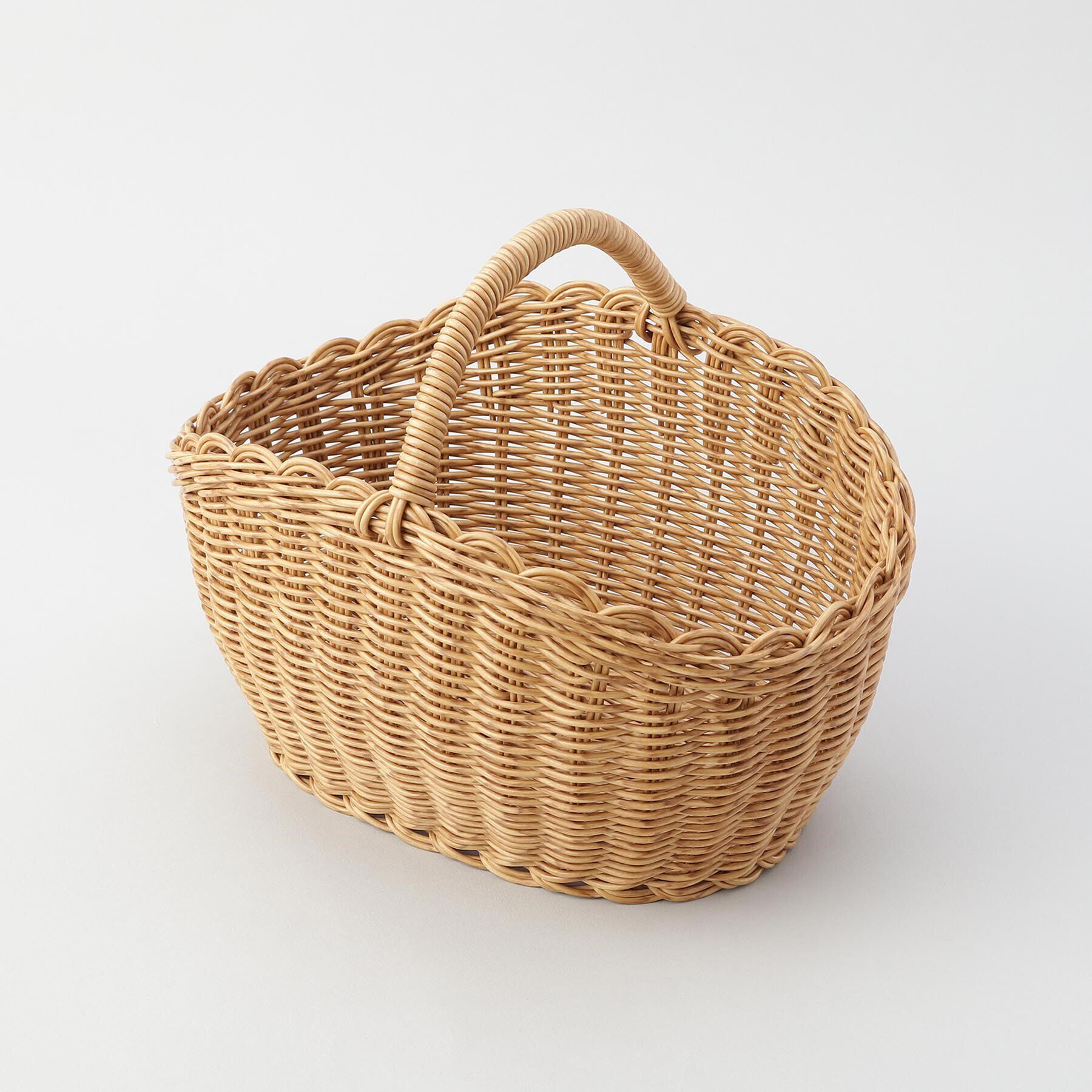 212 KITCHEN STORE「ナイール オーバルワンハンドルバスケット Ｌ」|食器・キッチングッズ|その他