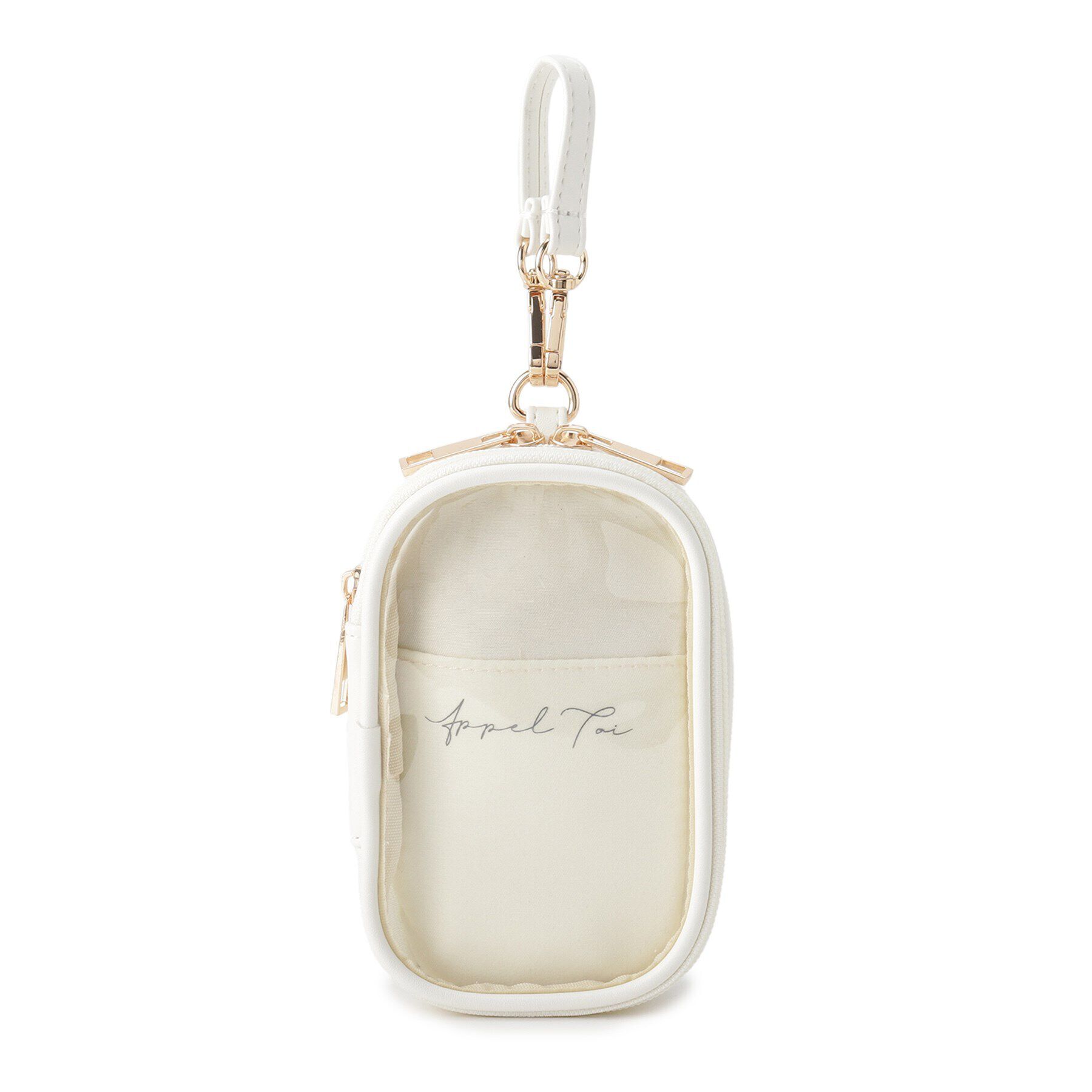 Ober Tashe「ヲタ活グッズ 推し活 レザー風 アクリルスタンドポーチ アクスタケース」|ポーチ|ホワイト(001)