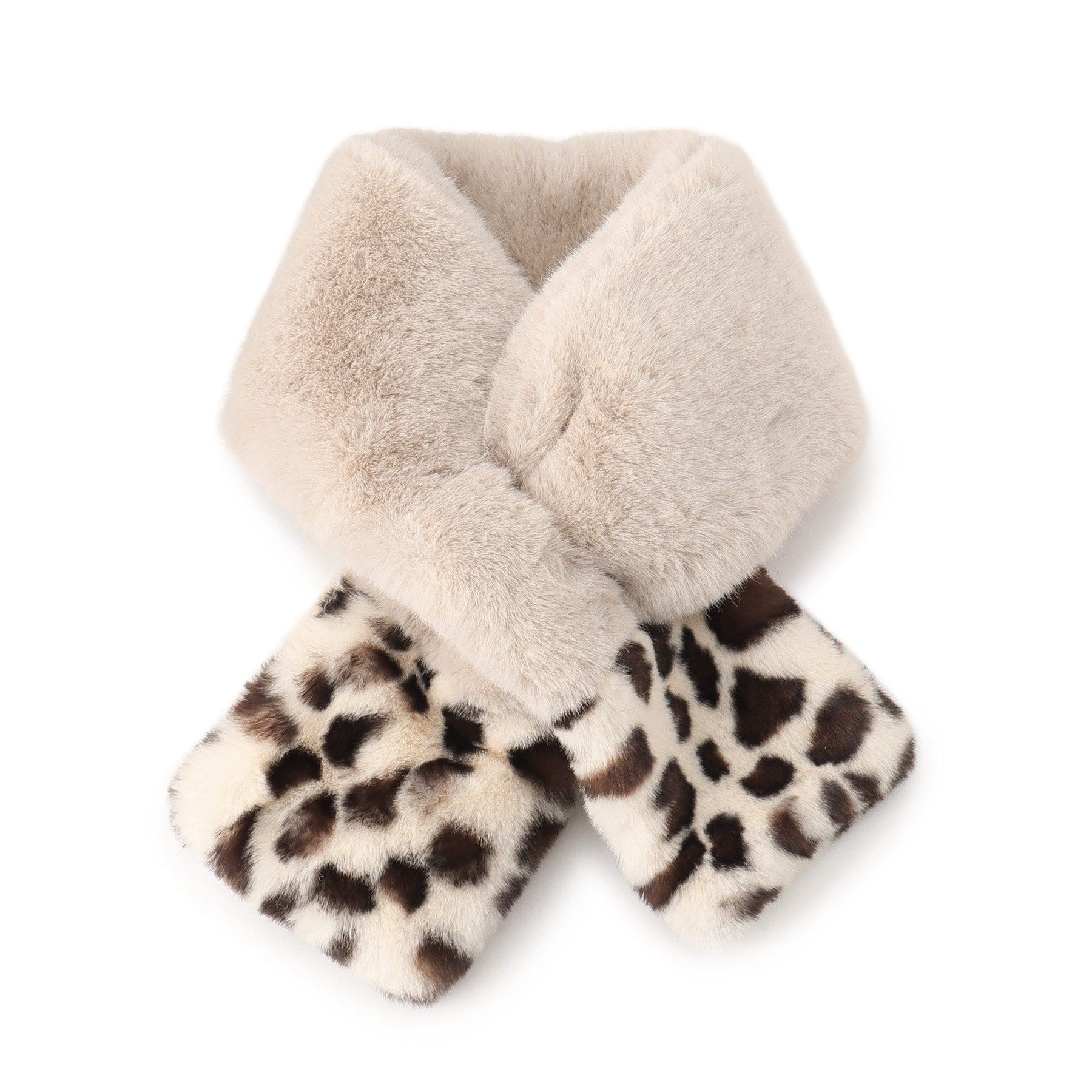 Ober Tashe「レオパードティペット」|ストール|