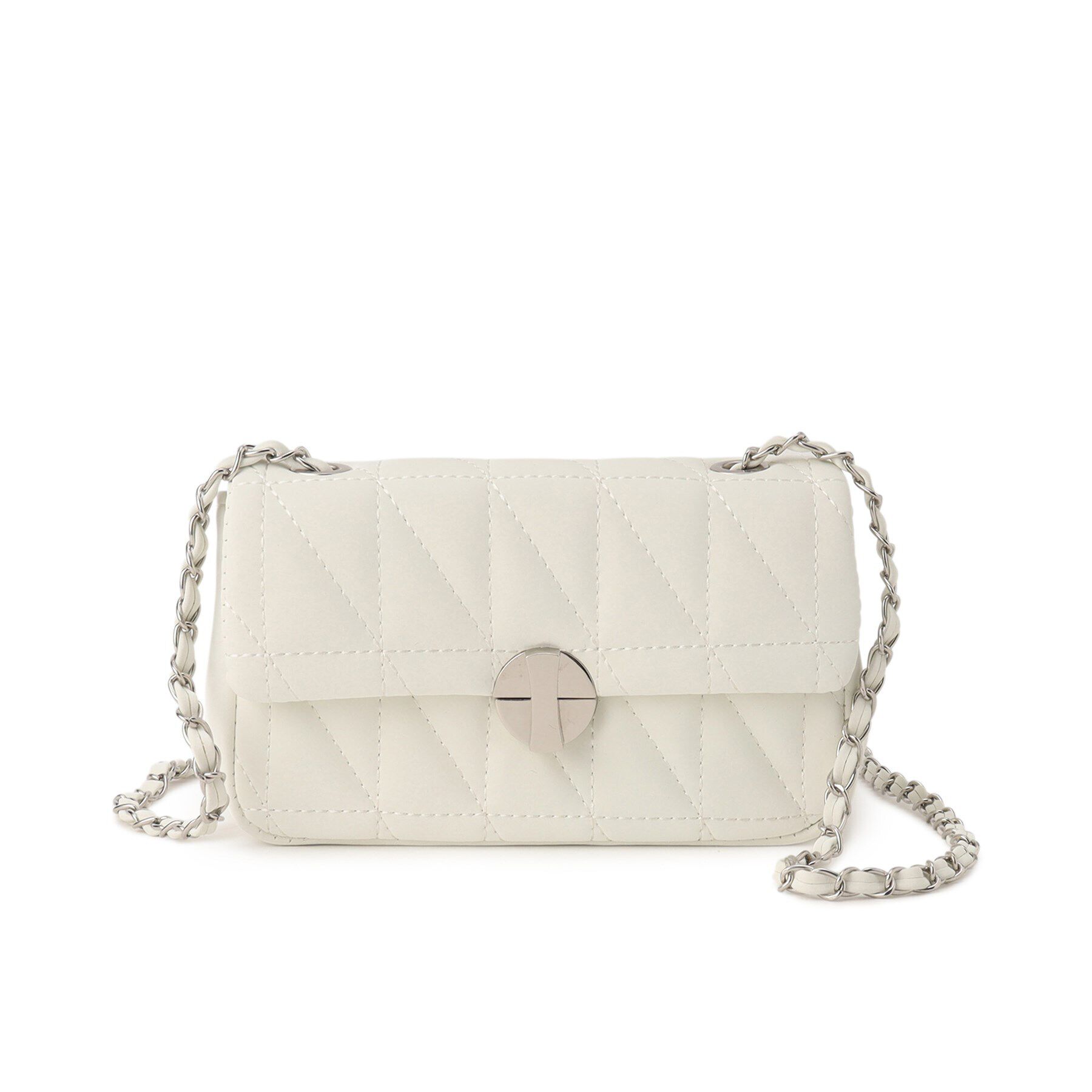 Ober Tashe「キルティングショルダーバッグ」|ショルダー・メッセンジャー|ホワイト(001)