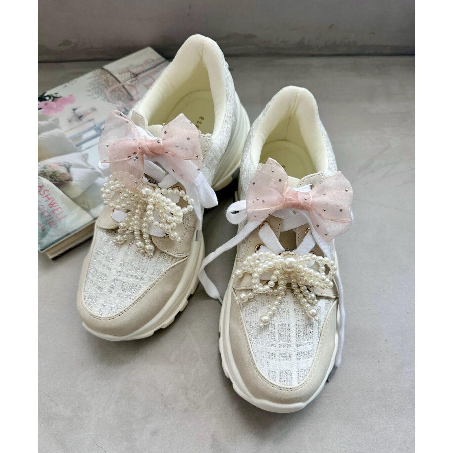 ESPERANZA「リボンビーズシューズアクセ」|その他|