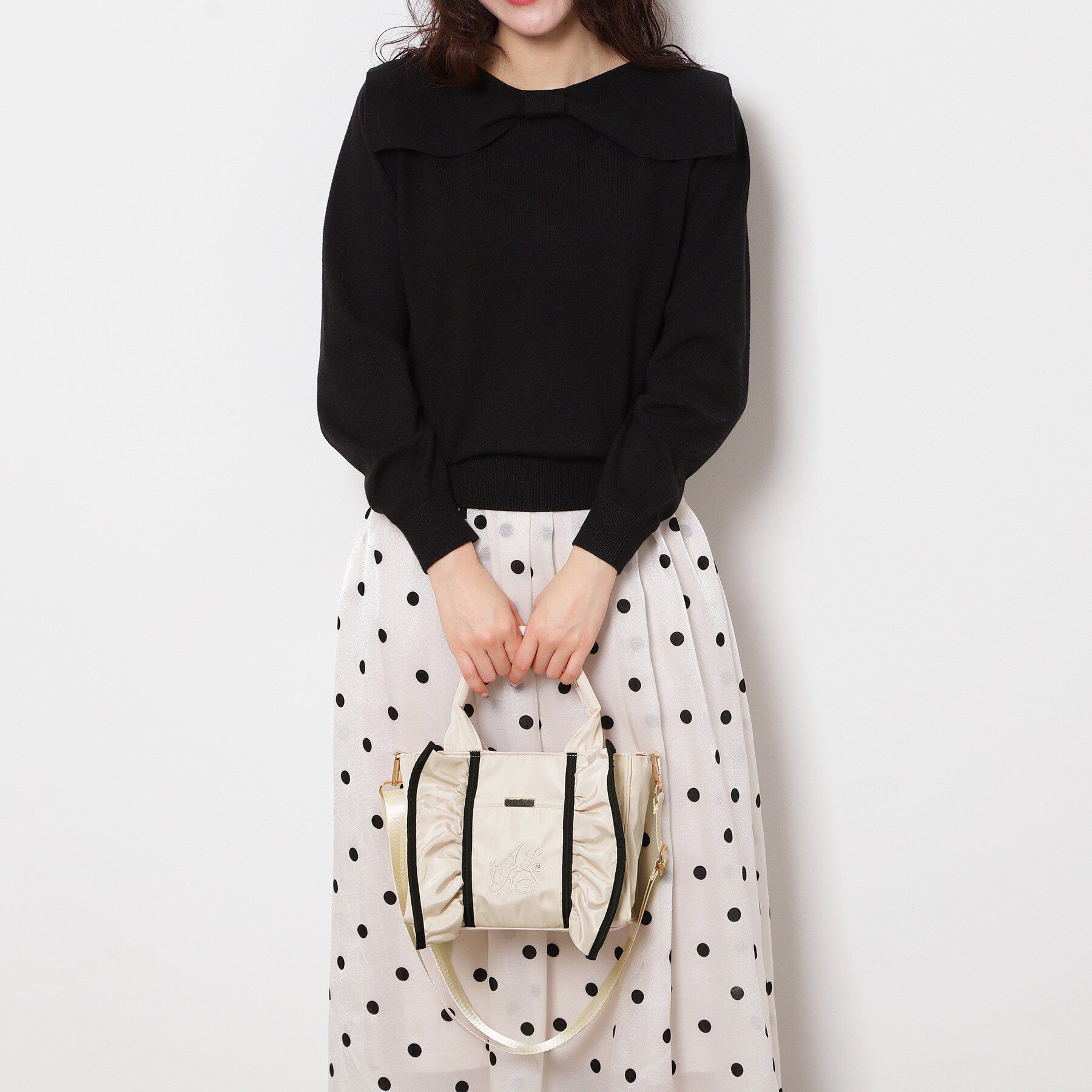 Ober Tashe「フリル2WAYトート」|トートバッグ|