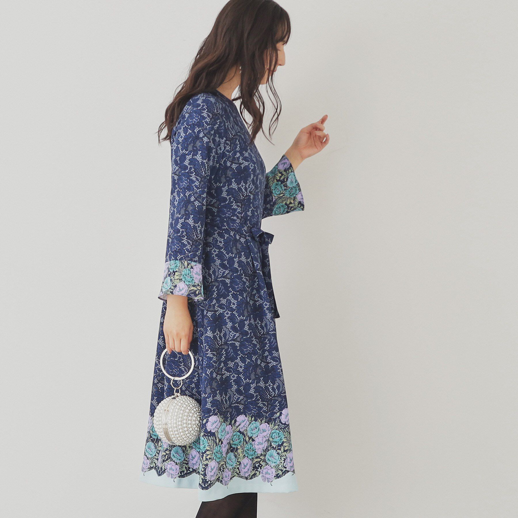 SunaUna「【SS～Lサイズ展開/＆yours project】総柄フラワープリントワンピース」|ワンピース|