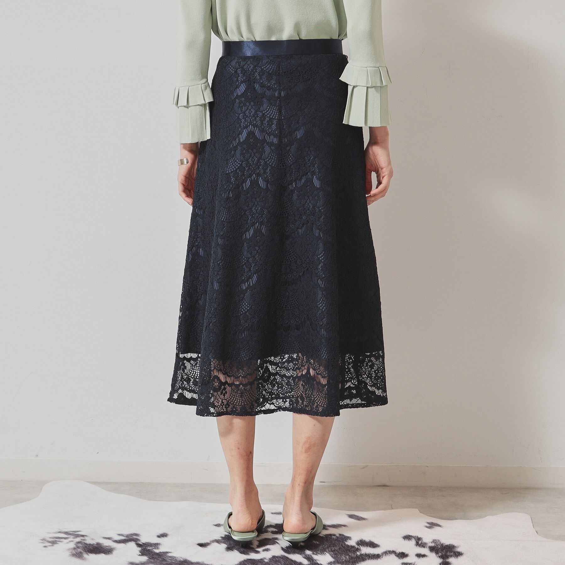 SunaUna「【セットアップ可／S～L】ふんわりフレアスカート」|スカート|