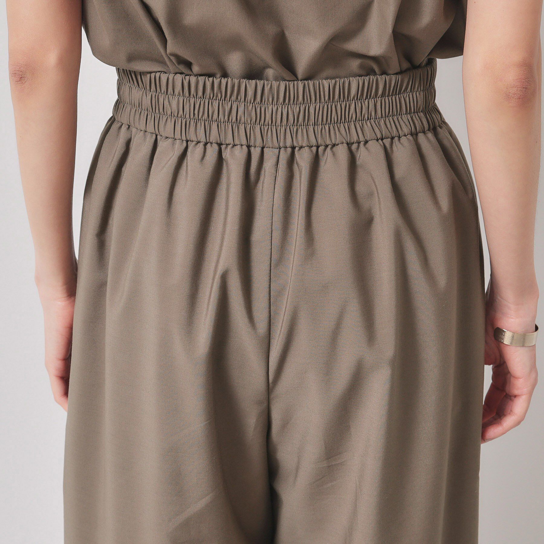 SunaUna「【幾何柄／エンブロイダリー】ウエストゴムガウチョパンツ」|その他|