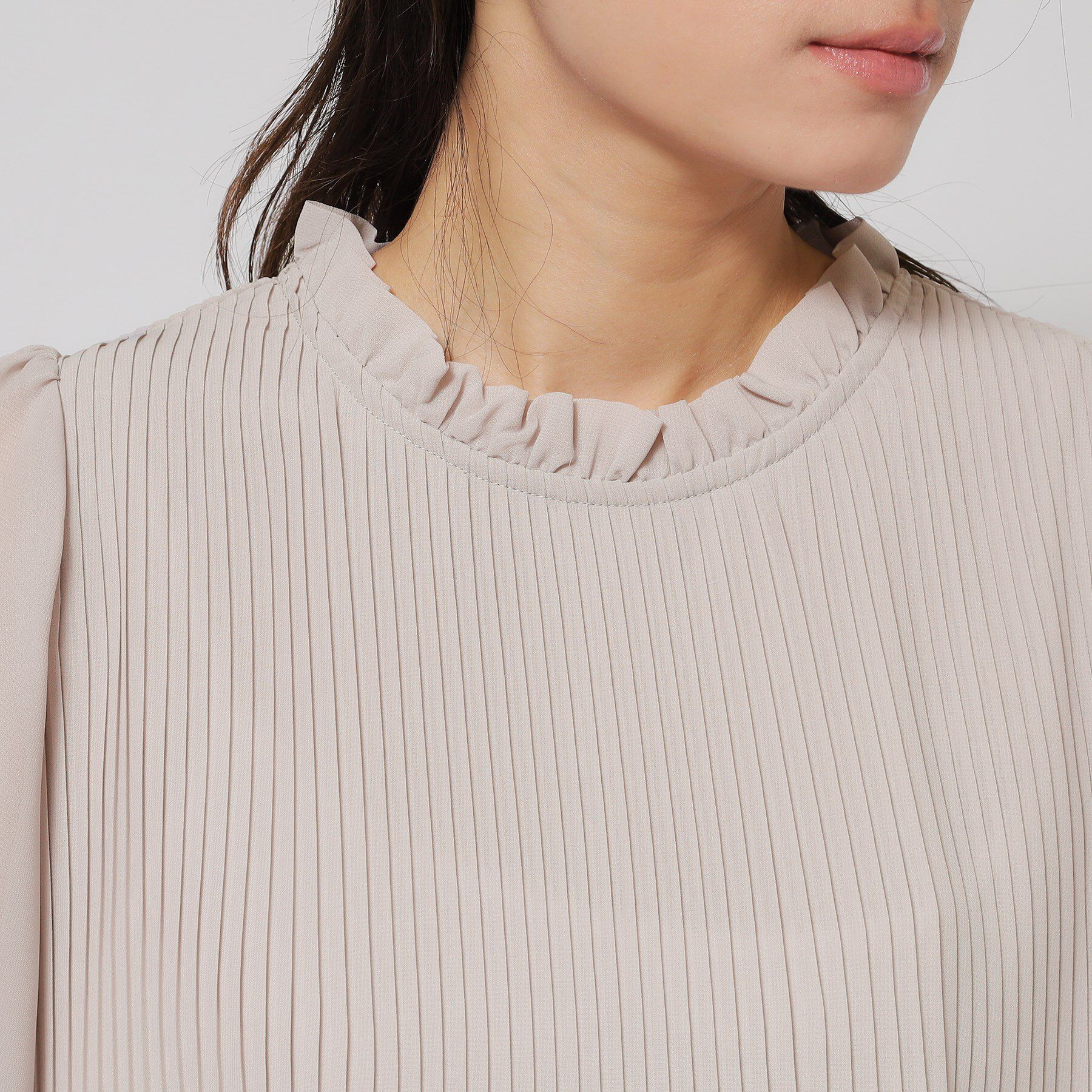 SunaUna「【プリーツ／フレアスリーブ】Aラインブラウス」|シャツ・ブラウス|