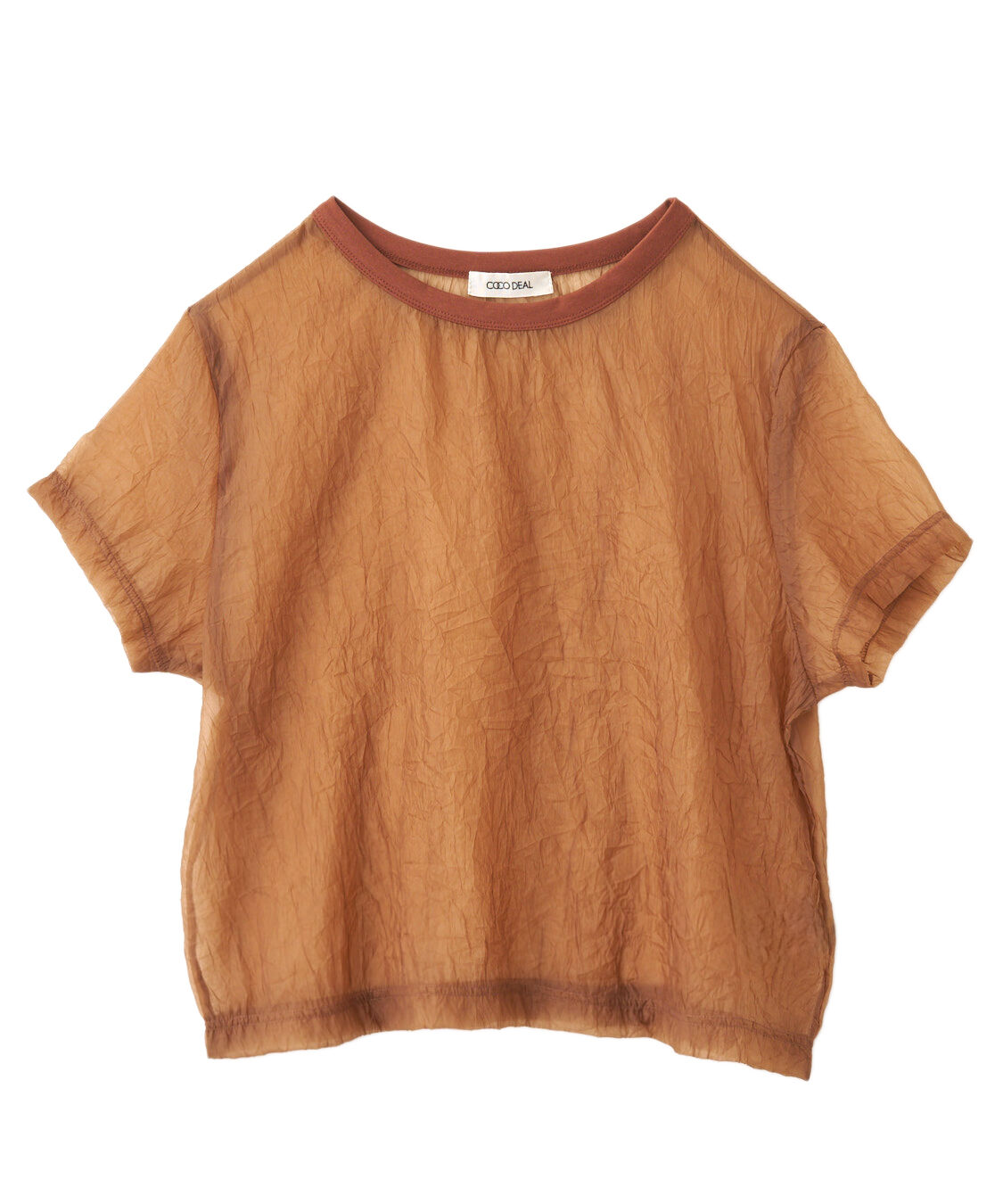 COCO DEAL「シアーワッシャーTライクブラウス」|シャツ・ブラウス|