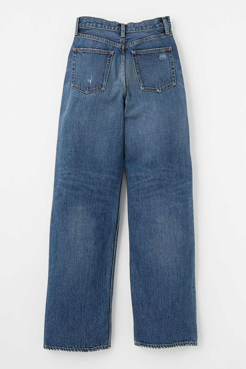MOUSSY「HW 90S DAMAGED STRAIGHT」|デニム|