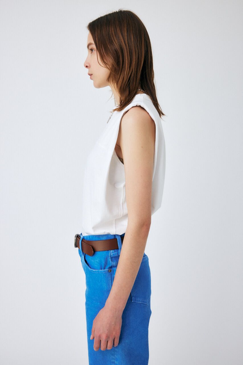 MOUSSY「PADDED SHOULDER タンクトップ」|タンクトップ|