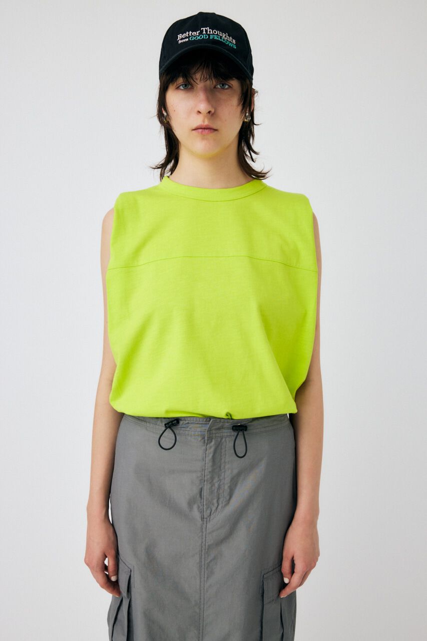 MOUSSY「PADDED SHOULDER タンクトップ」|タンクトップ|