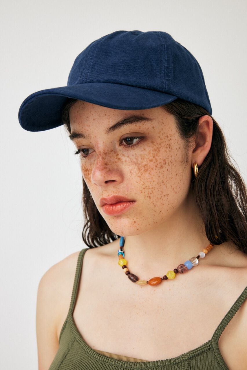 MOUSSY「WASHED BASEBALL キャップ」|その他|NVY