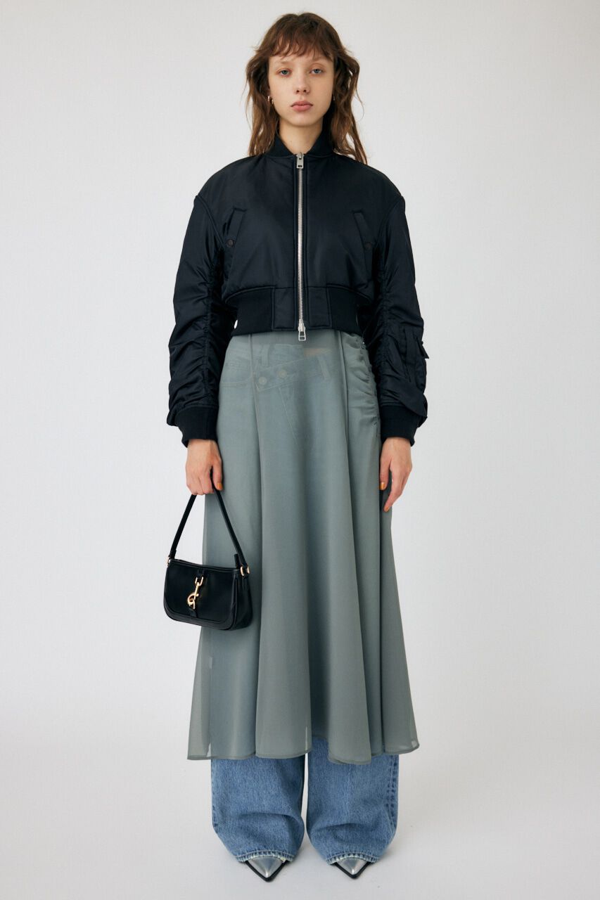 MOUSSY「VOLUME CROPPED MA-1」|ブルゾン・スタジャン|