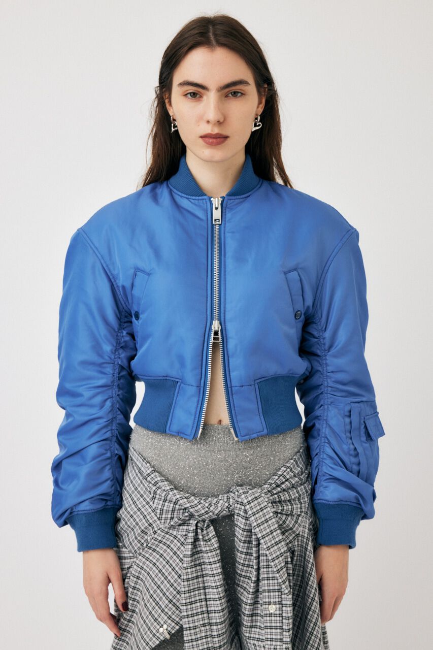 MOUSSY「VOLUME CROPPED MA-1」|ブルゾン・スタジャン|