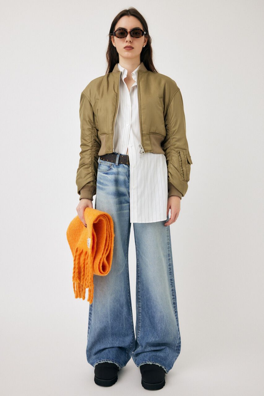 MOUSSY「VOLUME CROPPED MA-1」|ブルゾン・スタジャン|