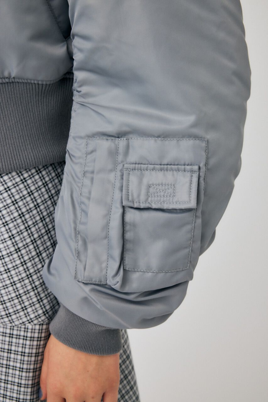 MOUSSY「VOLUME CROPPED MA-1」|ブルゾン・スタジャン|