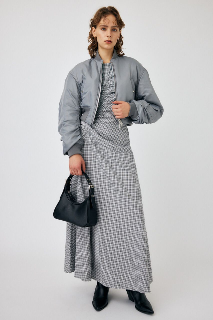 MOUSSY「VOLUME CROPPED MA-1」|ブルゾン・スタジャン|