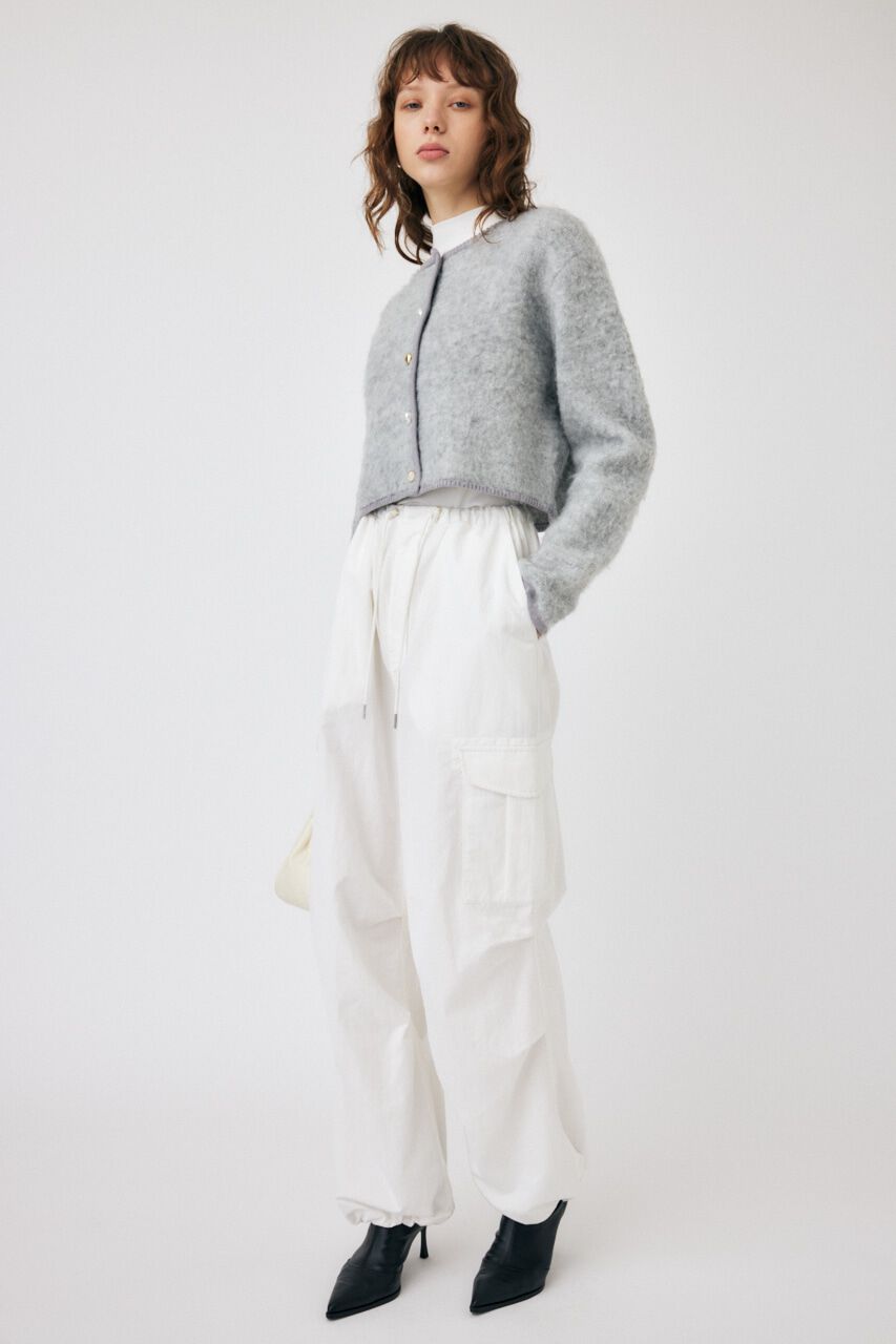 MOUSSY「ARGYLE SHAGGY カーディガン」|カーディガン|