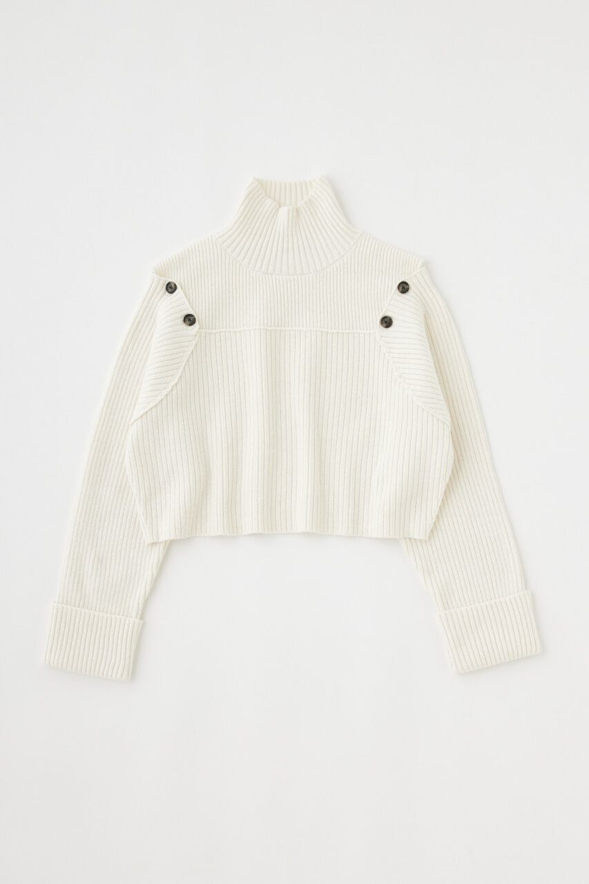 MOUSSY「LAYERED LIKE オープンショルダーニット」|ニット・セーター|