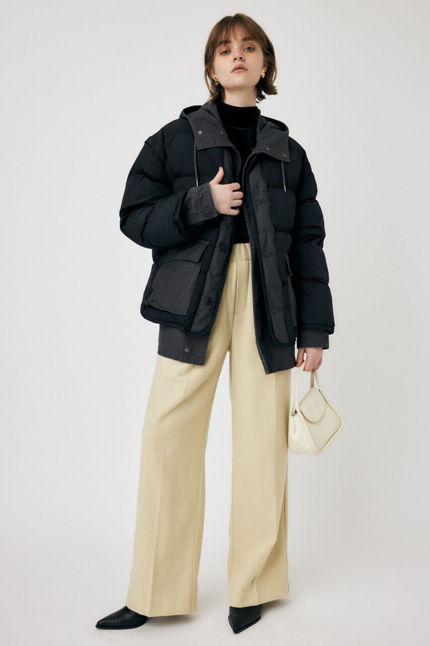 MOUSSY「EASY WIDE パンツ」|その他|L/BEG1