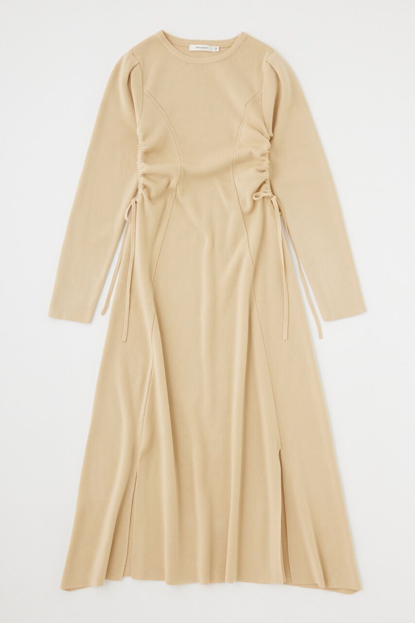 MOUSSY「WAIST RIBBON ロングドレス」|ワンピース|