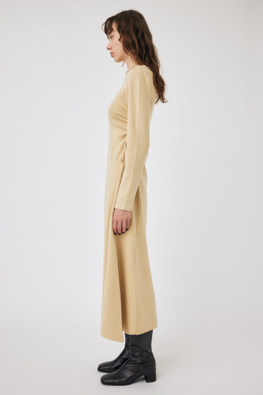 MOUSSY「WAIST RIBBON ロングドレス」|ワンピース|