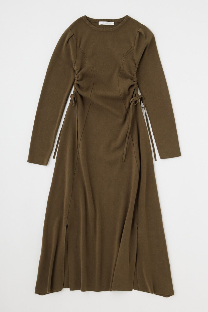 MOUSSY「WAIST RIBBON ロングドレス」|ワンピース|