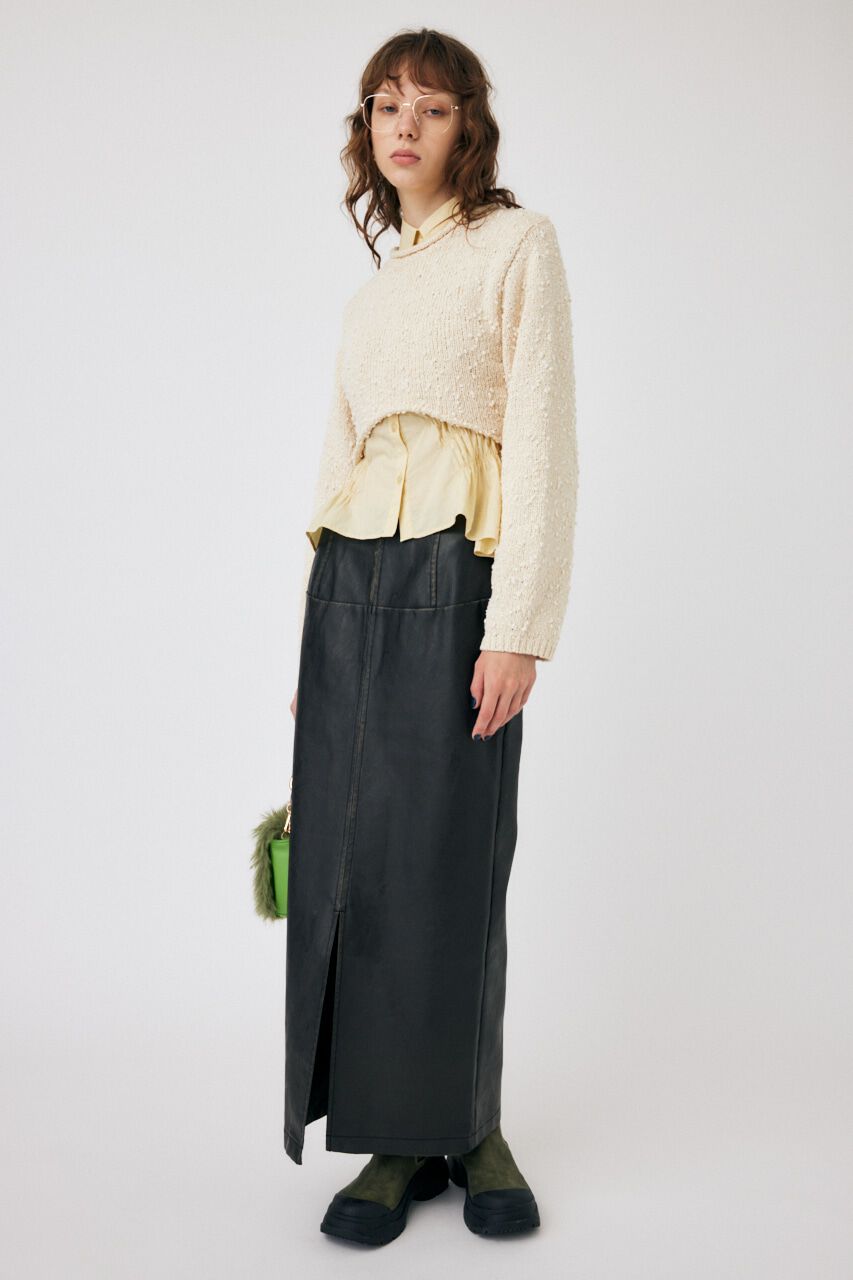 MOUSSY「COTTON GATHER シャツ」|シャツ・ブラウス|