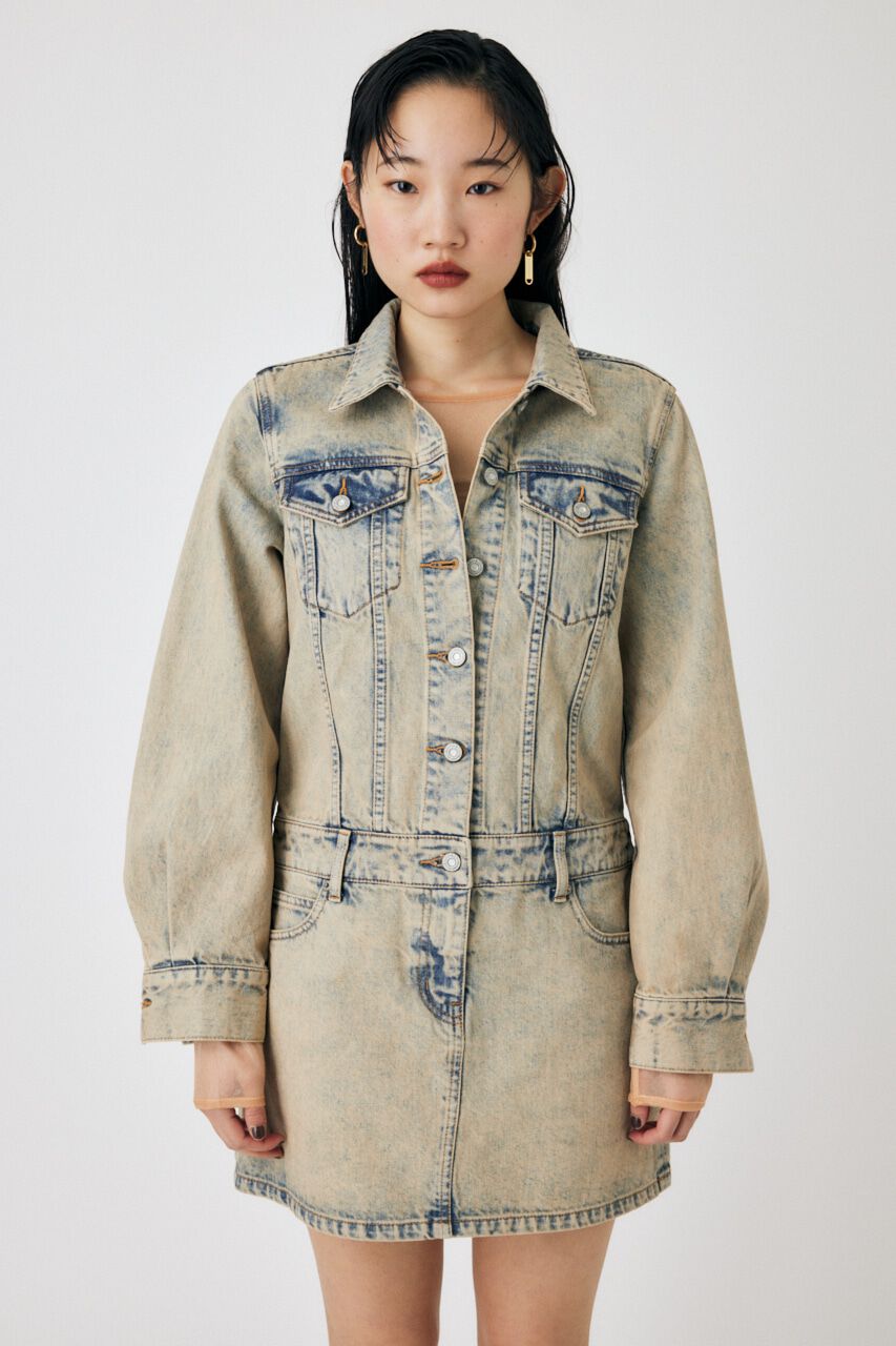 MOUSSY「LOW WAIST CHEMICAL MINI ドレス」|ワンピース|