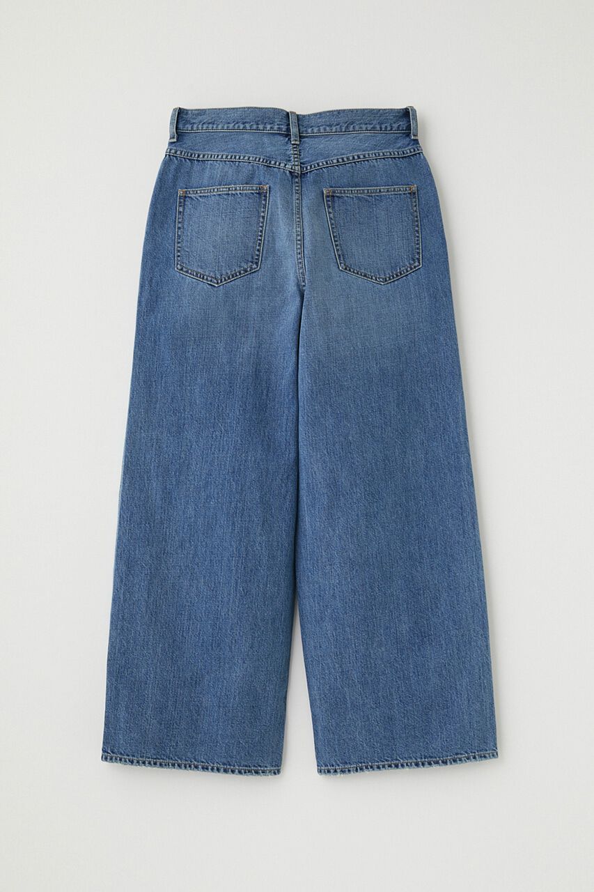 MOUSSY「オーガニックコットンデニムローライズルーズストレート」|デニム|