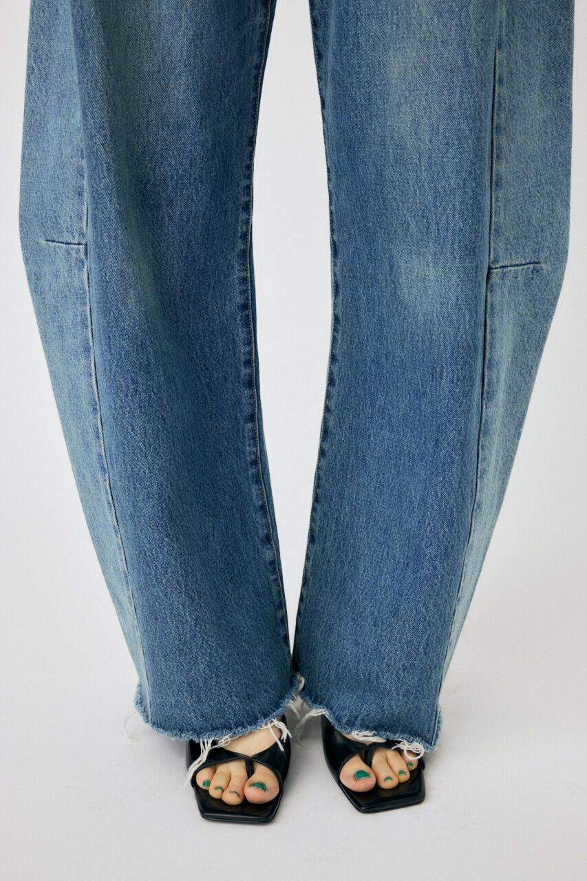 MOUSSY「REMAKE WIDE STRAIGHT」|デニム|