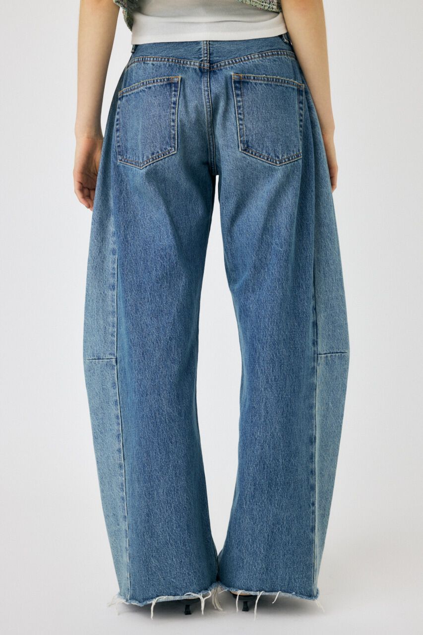 MOUSSY「REMAKE WIDE STRAIGHT」|デニム|