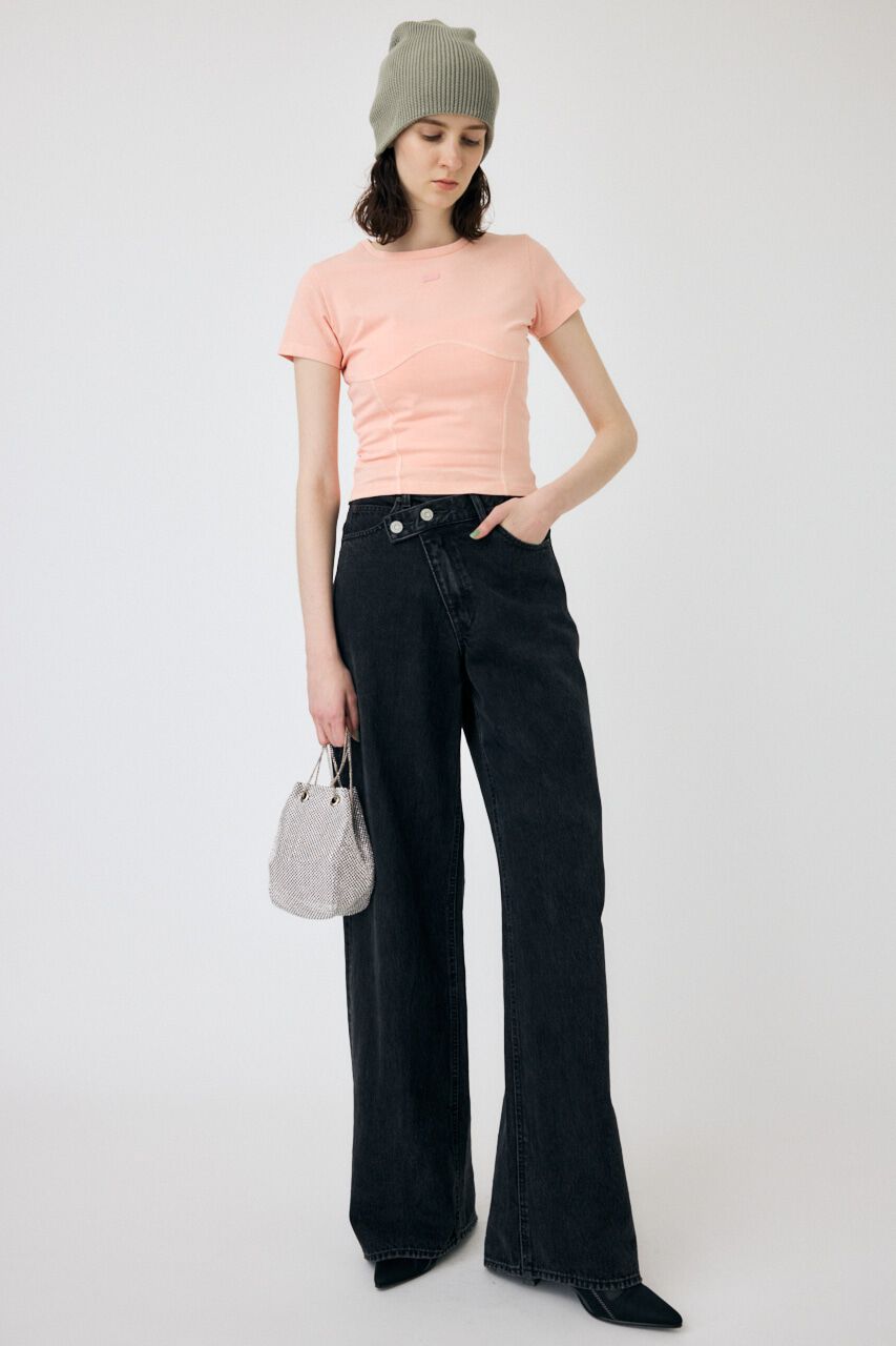 MOUSSY「PIGMENT SWITCHING LOGO Tシャツ」|Tシャツ・カットソー|