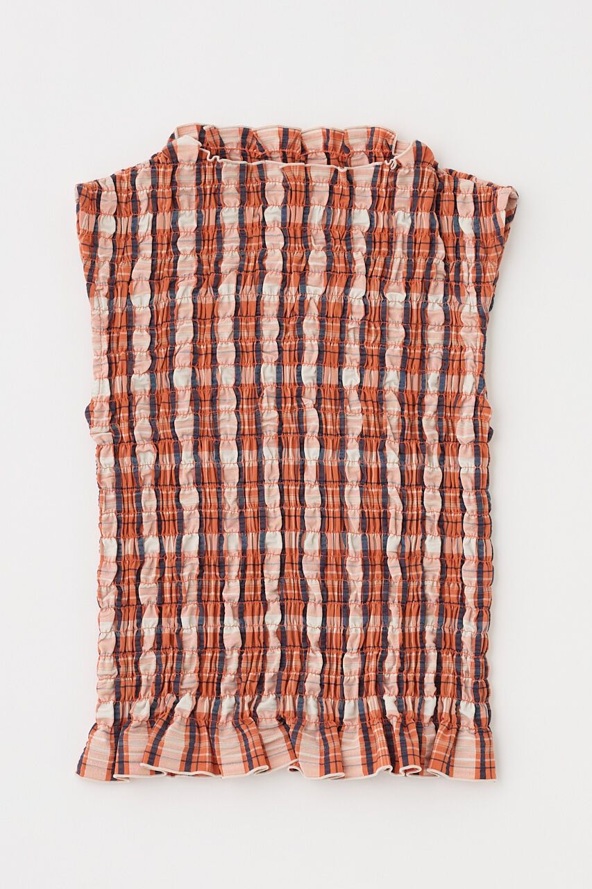 MOUSSY「SHIRRING SLEEVELESS トップス」|その他|