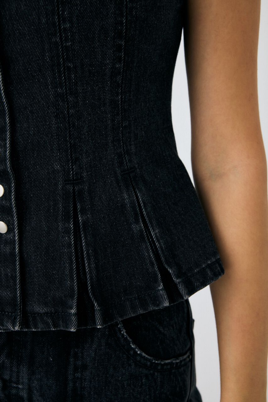 MOUSSY「BUTTON UP デニムトップス」|シャツ・ブラウス|