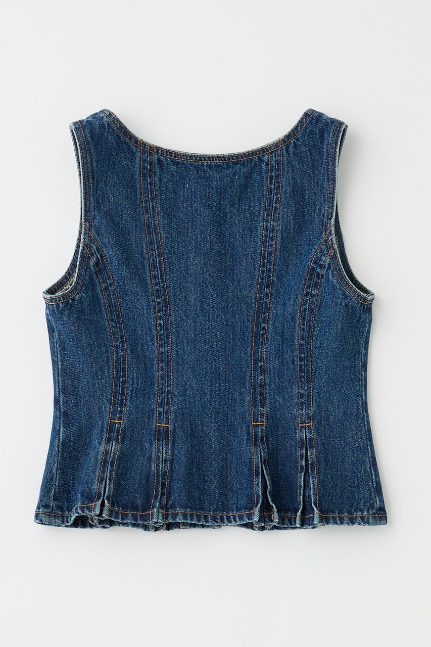 MOUSSY「BUTTON UP デニムトップス」|シャツ・ブラウス|