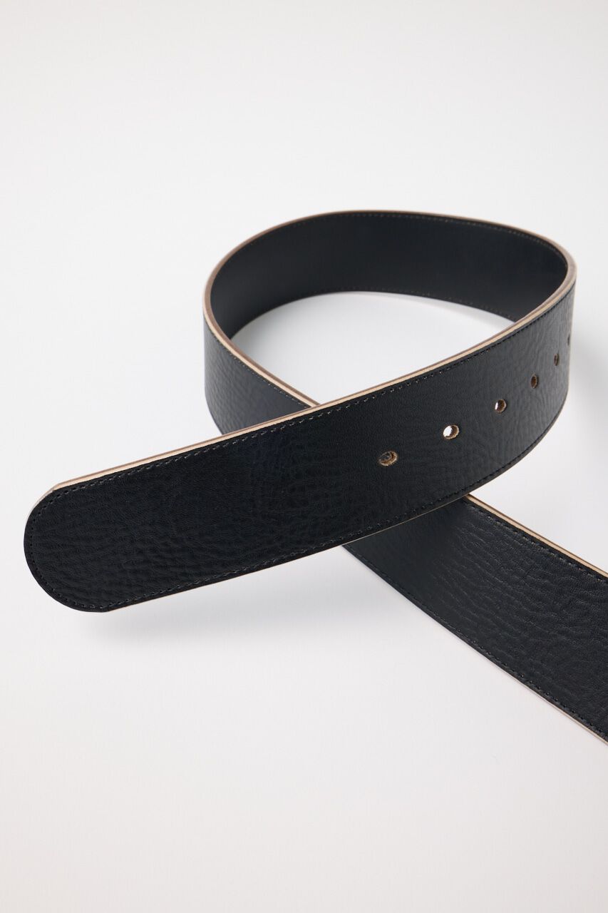 MOUSSY「SPLIT LEATHER ワイドベルト」|ベルト|