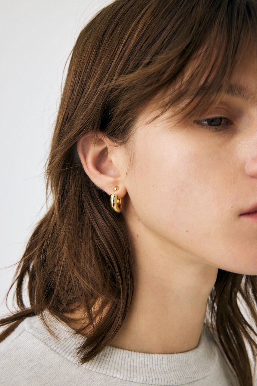 MOUSSY「14K PLATING フープイヤリング」|ピアス|