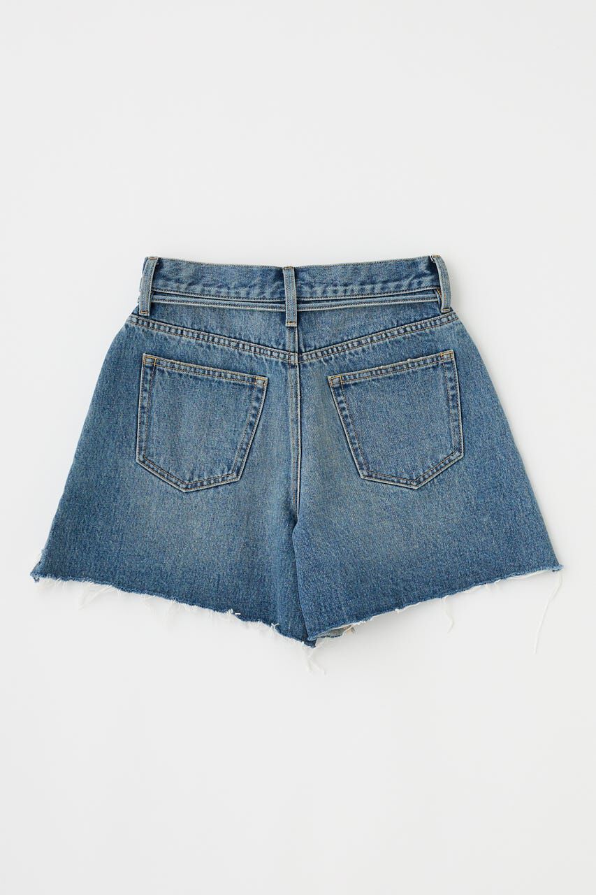 MOUSSY「WIDE DENIM ショーツ」|デニム|