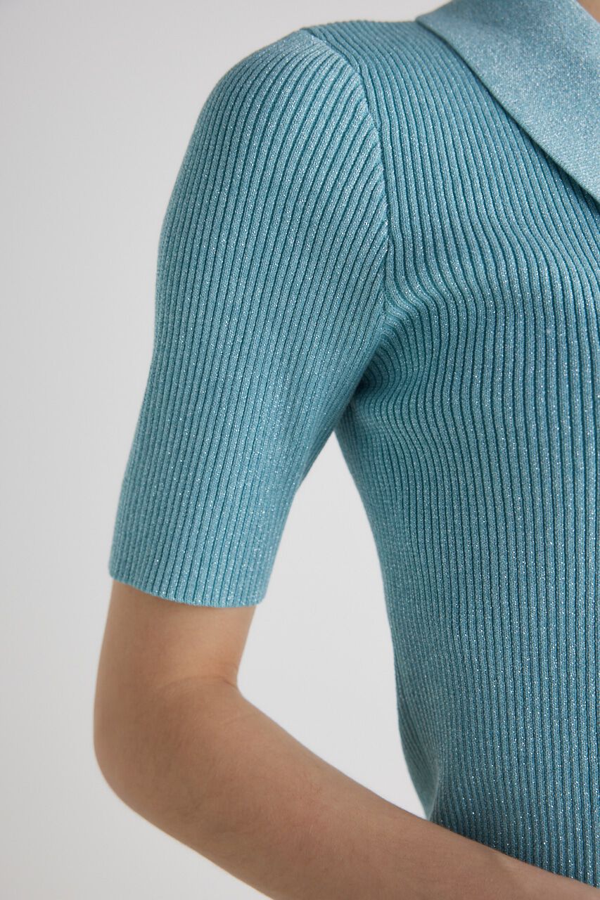 rienda「ZIPシャツKnit TOP」|ニット・セーター|