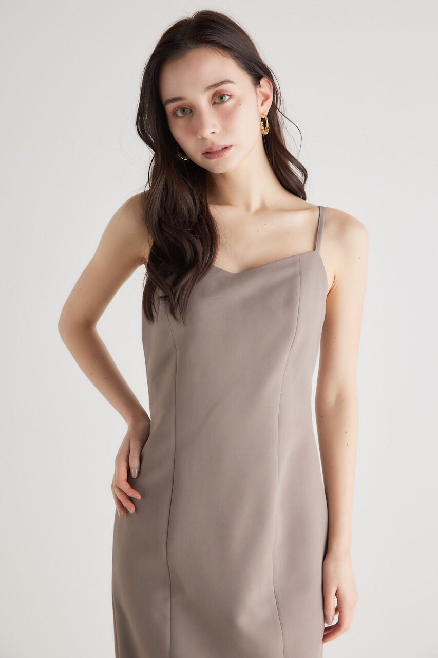 rienda「バックストリングシンプルキャミOP」|ワンピース|